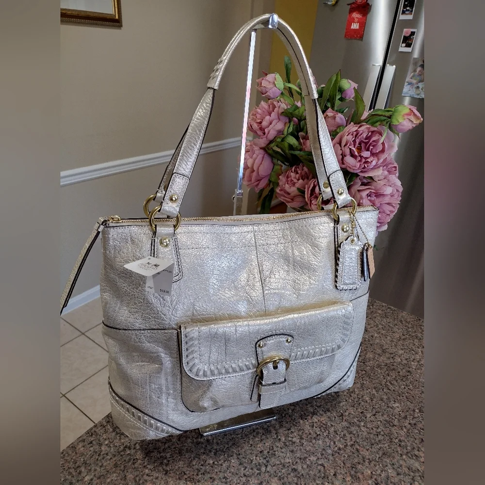 Coach nwt leather